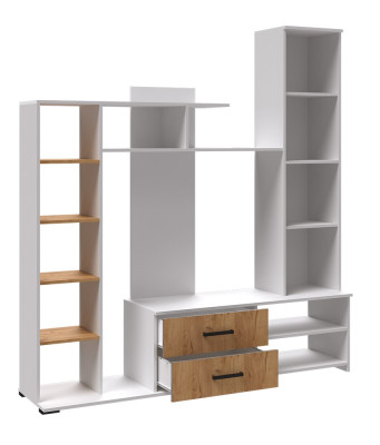 Гостиная Сидней-1 белый-дуб крафт золотой