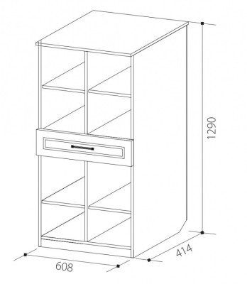 Шкаф детский Юниор МЦН ГИП-13