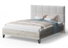 Кровать Вита с мягким изголовьем, 1600*2000 мм, серо-белый