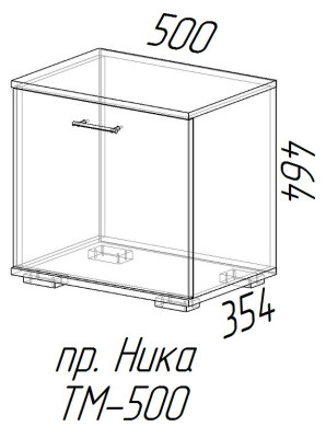 Тумба малая ТМ500 "Ника"