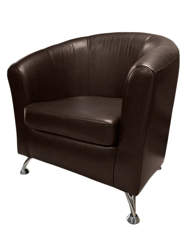 Кресло Бо кожзам TEOS Dark Brown