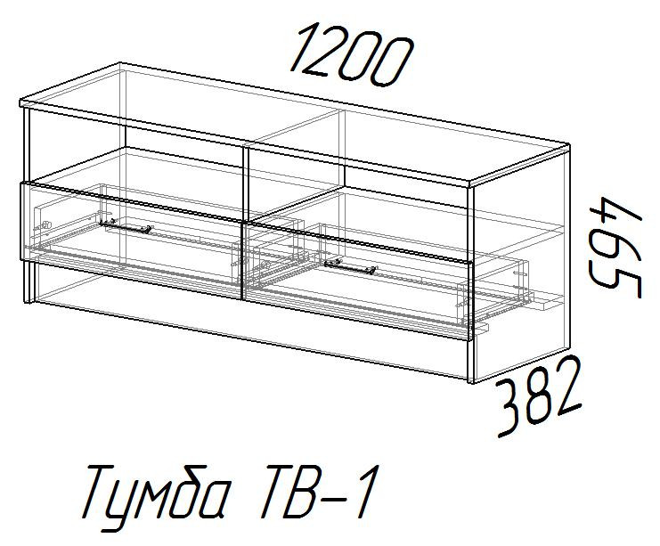 Тумба TV 1