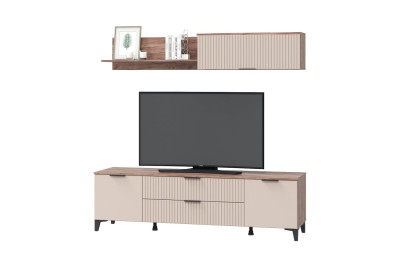 Гостиная Тоскана №1, дуб табачный/бисквит