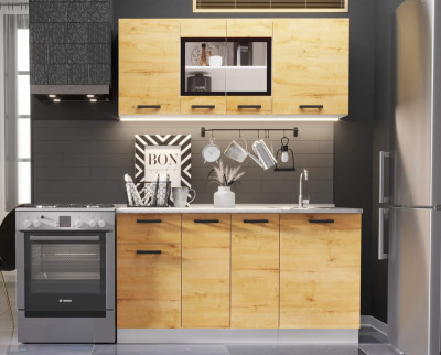 Кухонный гарнитур Хозяюшка 1,5 м ЛДСП