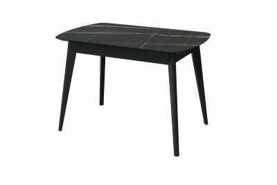 Стол обеденный Прайм, черный тунис/черный