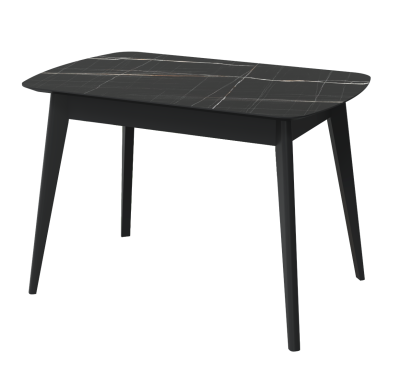 Стол обеденный Прайм 1100мм черный тунис/черный