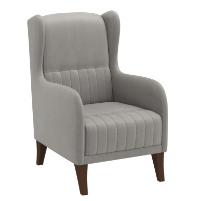 Кресло для отдыха ЕвроМагнат велюр тенерифе стоун