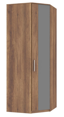 Шкаф угловой ДЖОЛИН ПМ 245.03.исп.3 дуб каньон/графит