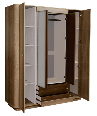 Шкаф для одежды 34.01 Фантазия (4-х дв.)