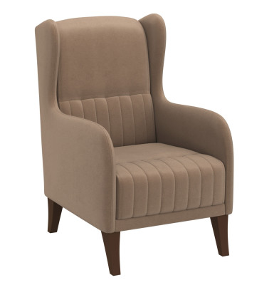 Кресло коричневый ЕвроМагнат велюр тенерифе корица