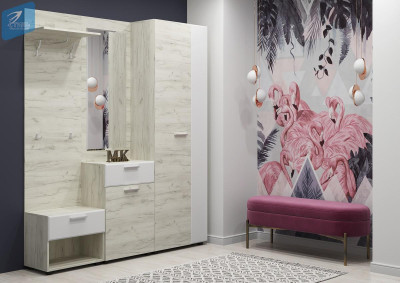 Тумба с вешалкой ТМ-003 "Сафари"