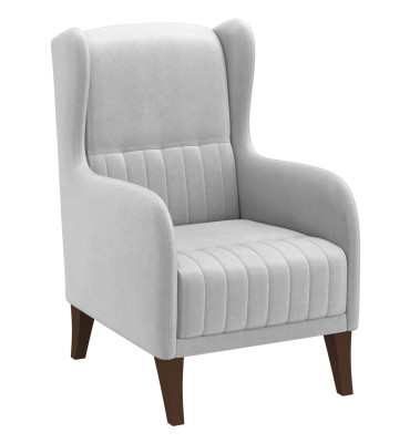 Кресло серый ЕвроМагнат велюр тенерифе грей