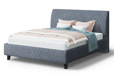 Кровать Хилтон, 2000*1800 мм, серый