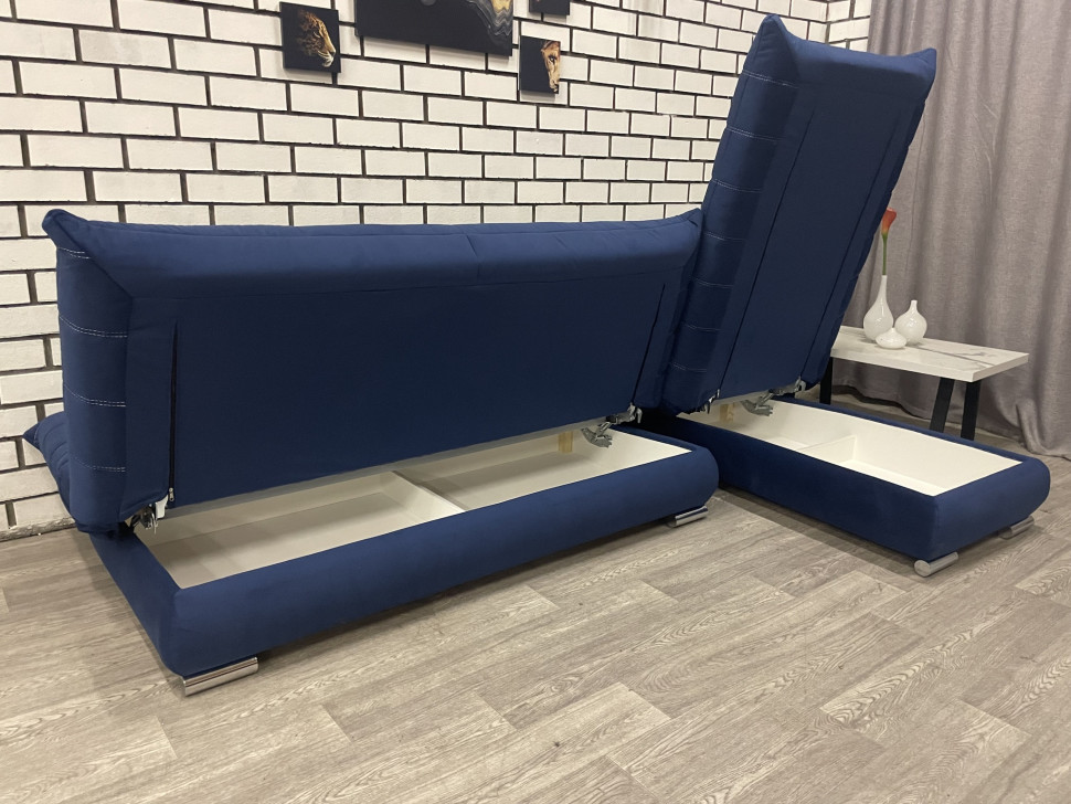 Диван угловой Сноуден с оттоманкой Veluta LUX 26