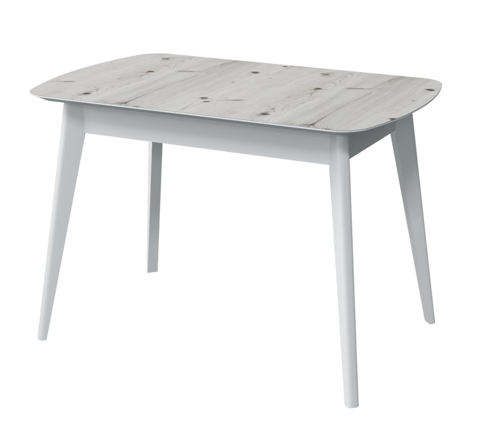 Стол обеденный Прайм 1400мм бискайская сосна/белый