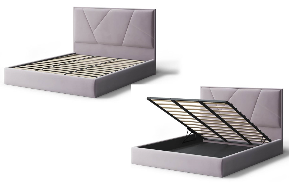 Кровать Ингрид, 1200*2000 мм, лиловый