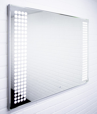 Зеркало Cosmo 100 alum с подсветкой Sansa