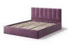 Кровать Элен 1200*2000 мм, велюр NEO 17, фиолетовый