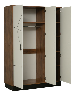 Шкаф для одежды 54.12 Гамма (3-х дв.) белый