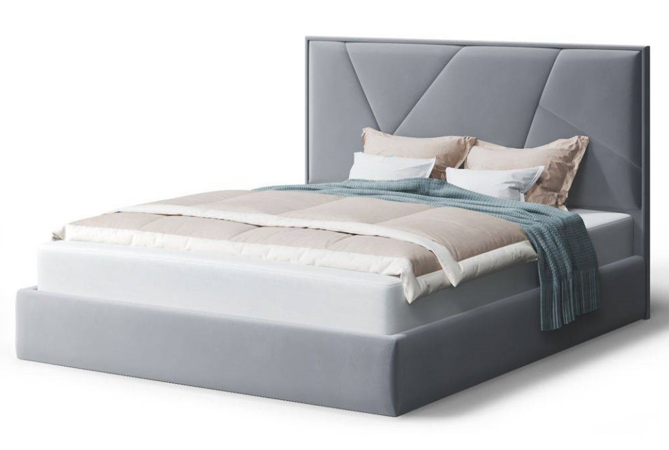 Кровать Ингрид, 1200*2000 мм, серый