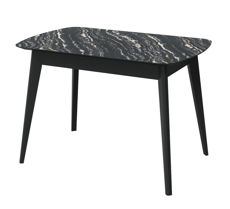 Стол обеденный Прайм 1400мм луанда/черный