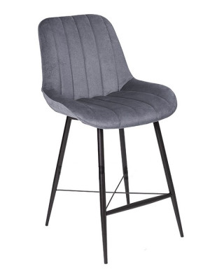 Стул барный МАРТИН велюр КОНФЕТТИ БЛЮ СТОУН