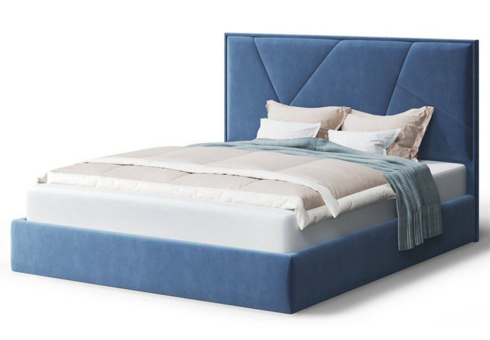 Кровать Ингрид, 1200*2000 мм, синий