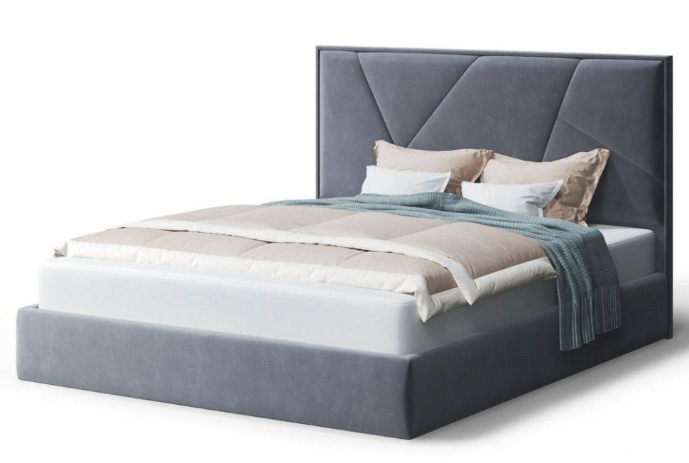 Кровать Ингрид, 1200*2000 мм, темно-серый