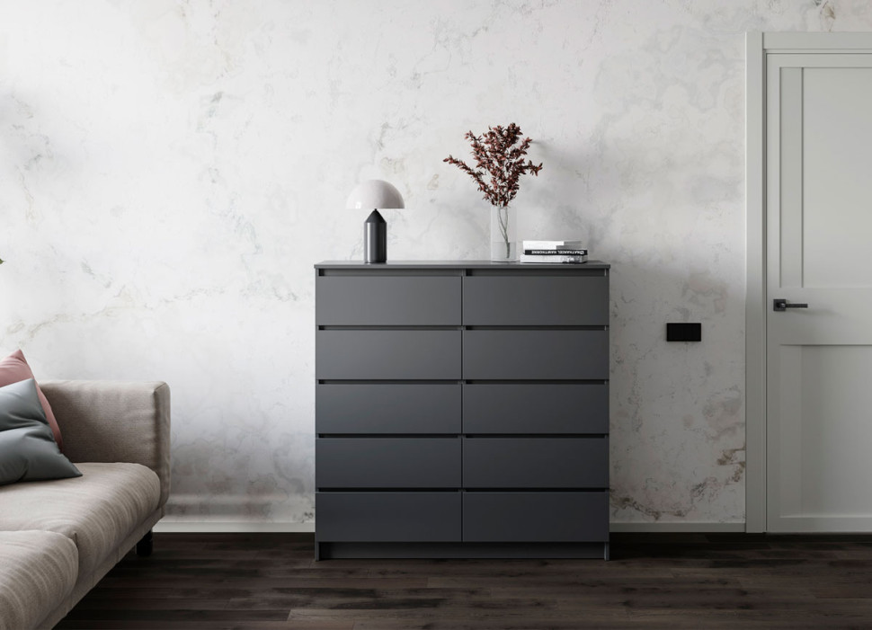 Комод графит Мори МК1200.10