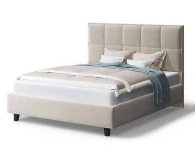 Кровать Велла 1200*2000 мм, на опорах, бежевый