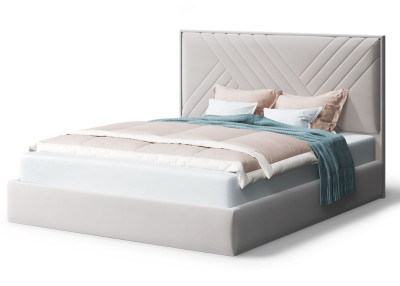 Кровать МИРА NEO 02 бежевый (без опор, б/основания, б/матраса)