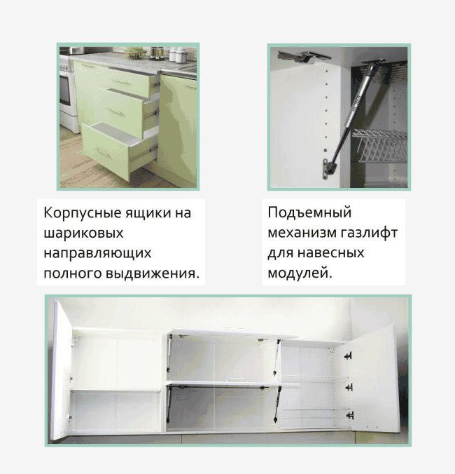 Кух. гарнитур "Флоренс ГРИН 1.8", МДФ белый глянец/зеленый суперматовый ПФ №182 (б/сушки 600)