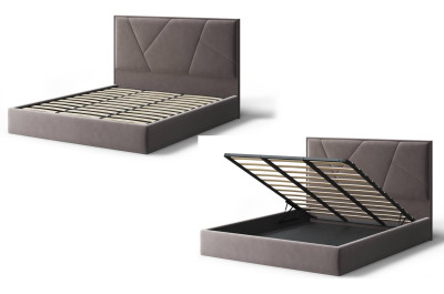 Кровать Ингрид, 1400*2000 мм, кофе