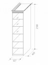 Пенал МЦН для посуды  "Гармония-4"