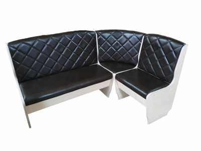 Кухонный уголок Барон (эко-кожа), венге + беж