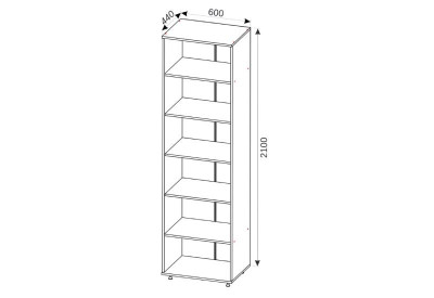 Шкаф 2-х дверный ПР-2 "Александра" с накладкой МДФ