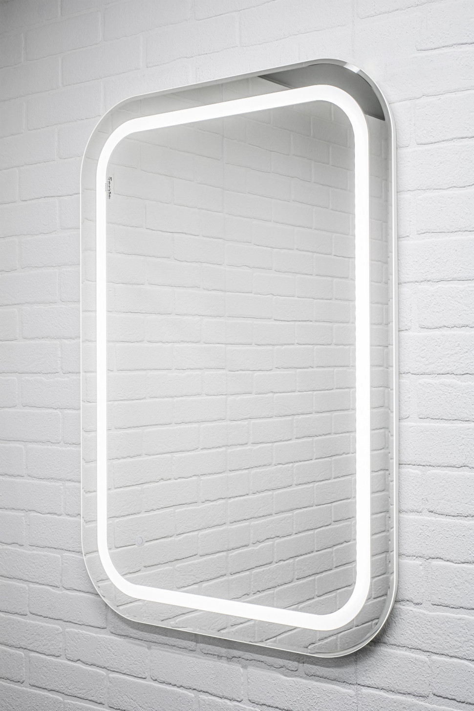 Зеркало Elis 100 white с подсветкой Sansa