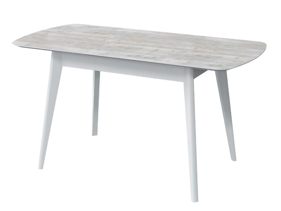 Стол обеденный Прайм раздвижной 1200/1520мм сосна онтарио/белый