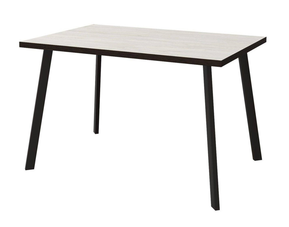 Стол обеденный Хагген (1200*800мм) шелковый камень/металл венге