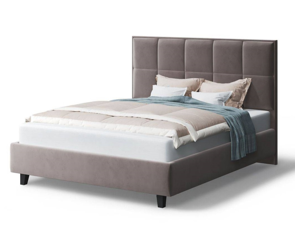 Кровать Велла, 1400*2000 мм, на опорах, кофе