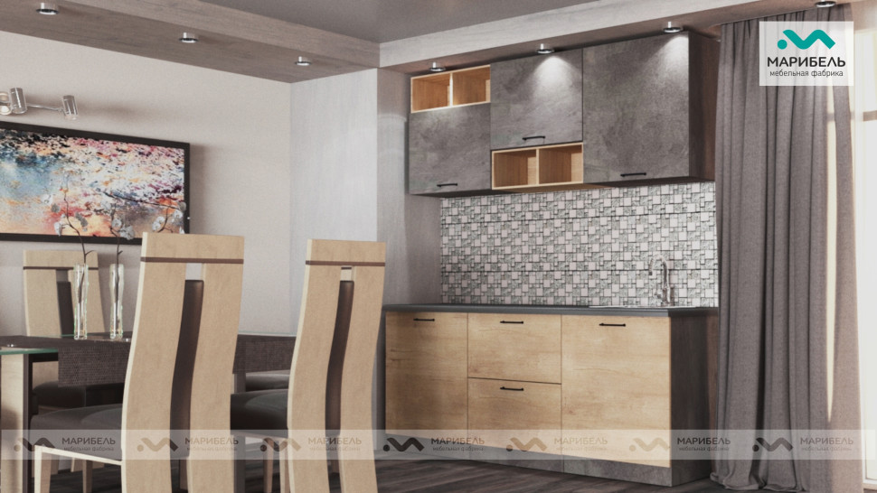Кухонный гарнитур  «Loft» 1,8 м