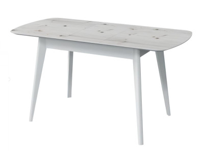 Стол обеденный Прайм раздвижной 1400/1720мм бискайская сосна/белый