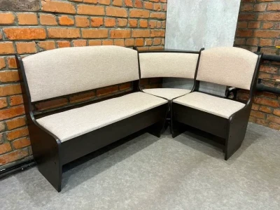 Кухонный уголок Нео, рогожка, песочный