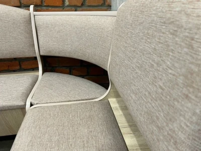 Кухонный уголок Нео, рогожка, песочный