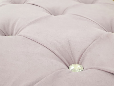 Детская кровать Звездочка, розовый (с бортиком)