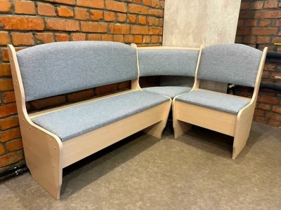 Кухонный уголок Нео, рогожка, джинс