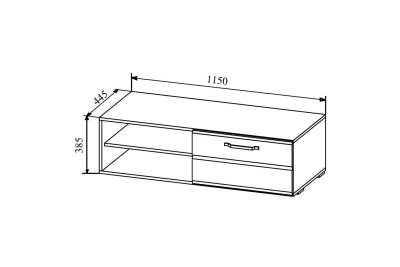 ТВ тумба АТБ1150.1 "Асти"