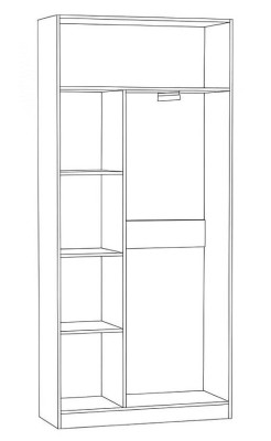 Шкаф для одежды Ливерпуль