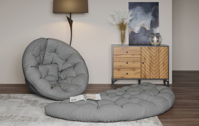 Кресло для отдыха Форест вар1 жаккард тесла серый