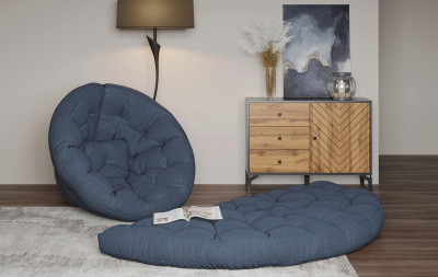 Кресло для отдыха Форест вар1 жаккард тесла деним